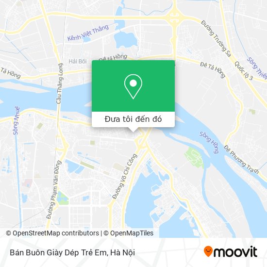 Bản đồ Bán Buôn Giày Dép Trẻ Em