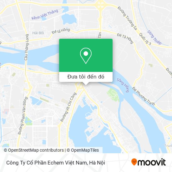 Bản đồ Công Ty Cổ Phần Echem Việt Nam