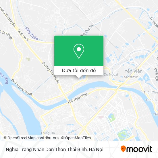Bản đồ Nghĩa Trang Nhân Dân Thôn Thái Bình