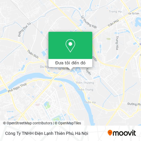 Bản đồ Công Ty TNHH Điện Lạnh Thiên Phú