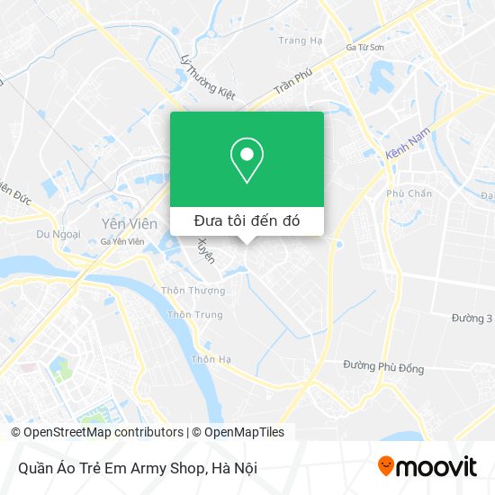 Bản đồ Quần Áo Trẻ Em Army Shop