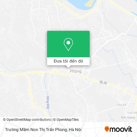 Bản đồ Trường Mầm Non Thị Trấn Phùng