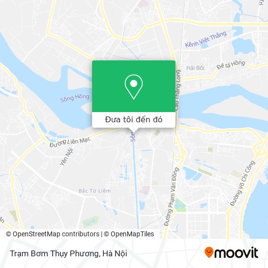 Bản đồ Trạm Bơm Thụy Phương