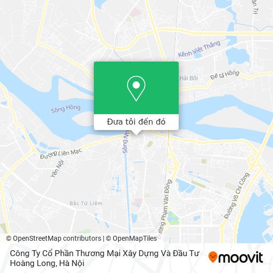 Bản đồ Công Ty Cổ Phần Thương Mại Xây Dựng Và Đầu Tư Hoàng Long