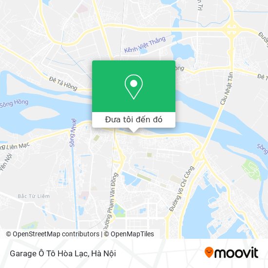 Bản đồ Garage Ô Tô Hòa Lạc