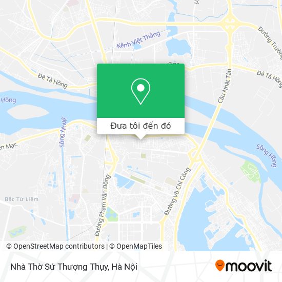 Bản đồ Nhà Thờ Sứ Thượng Thụy