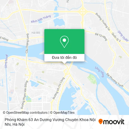 Bản đồ Phòng Khám 63 An Dương Vương Chuyên Khoa Nội Nhi