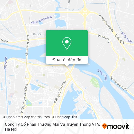 Bản đồ Công Ty Cổ Phần Thương Mại Và Truyền Thông VTV