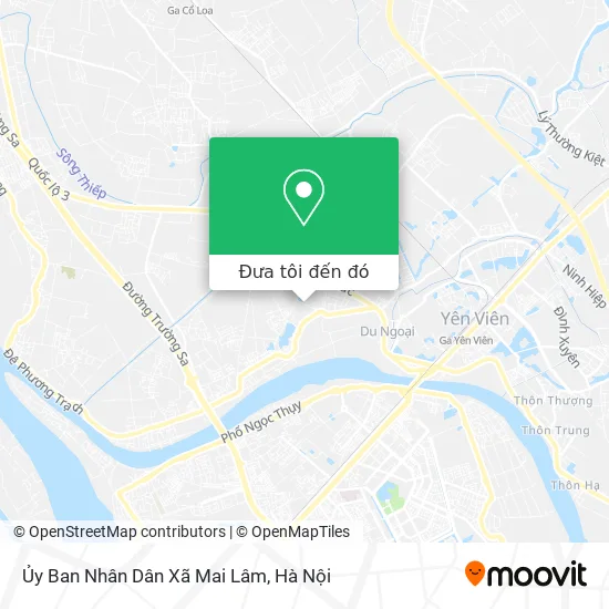 Bản đồ Ủy Ban Nhân Dân Xã Mai Lâm