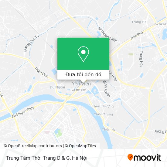 Bản đồ Trung Tâm Thời Trang D & G
