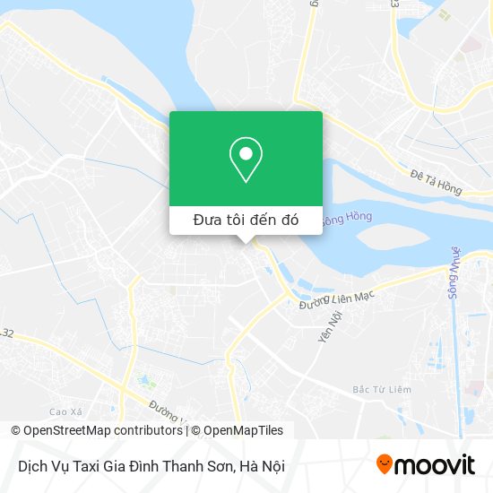 Bản đồ Dịch Vụ Taxi Gia Đình Thanh Sơn