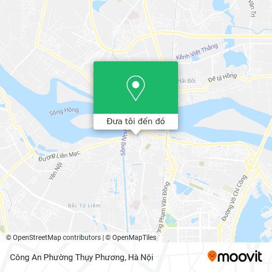 Bản đồ Công An Phường Thụy Phương