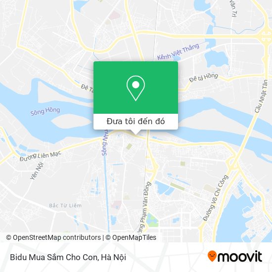 Bản đồ Bidu Mua Sắm Cho Con