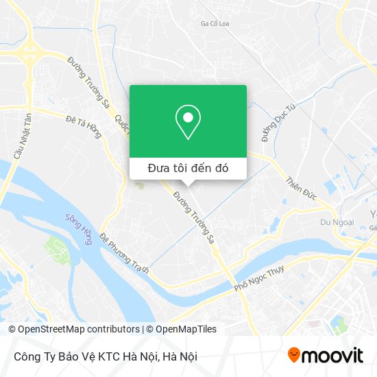 Bản đồ Công Ty Bảo Vệ KTC Hà Nội