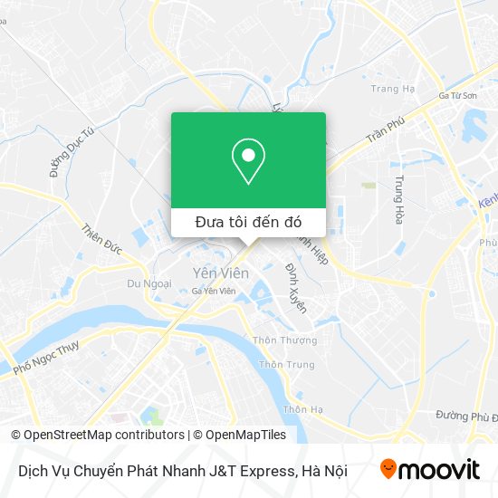 Bản đồ Dịch Vụ Chuyển Phát Nhanh J&T Express