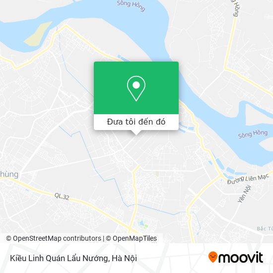 Bản đồ Kiều Linh Quán Lẩu Nướng