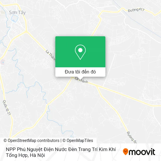 Bản đồ NPP Phú Nguyệt Điện Nước Đèn Trang Trí Kim Khí Tổng Hợp