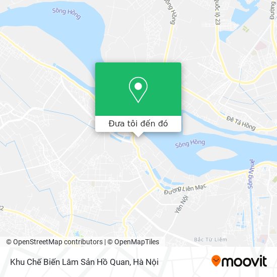 Bản đồ Khu Chế Biến Lâm Sản Hồ Quan