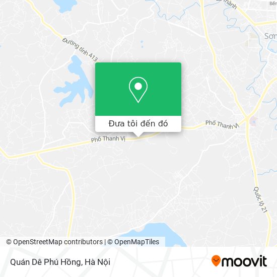 Bản đồ Quán Dê Phú Hồng