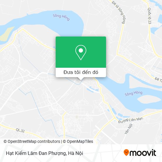 Bản đồ Hạt Kiểm Lâm Đan Phượng