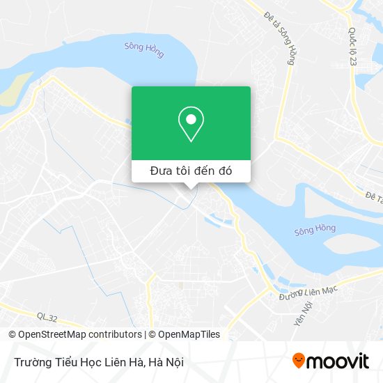 Bản đồ Trường Tiểu Học Liên Hà