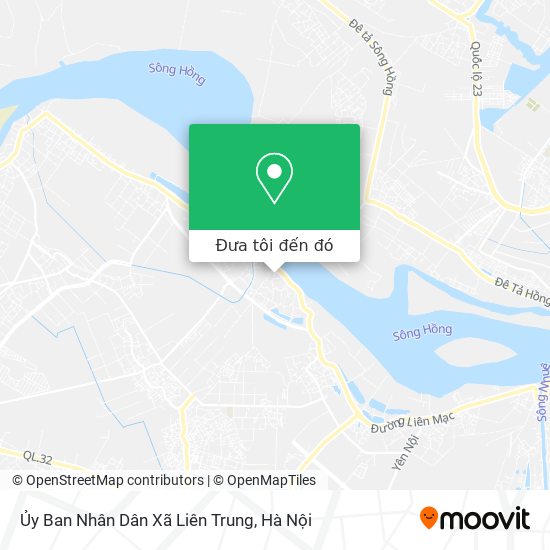 Bản đồ Ủy Ban Nhân Dân Xã Liên Trung
