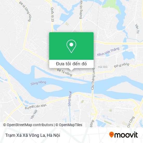 Bản đồ Trạm Xá Xã Võng La