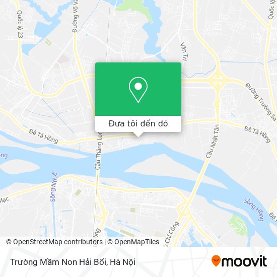 Bản đồ Trường Mầm Non Hải Bối