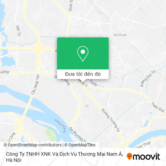 Bản đồ Công Ty TNHH XNK Và Dịch Vụ Thương Mại Nam Á