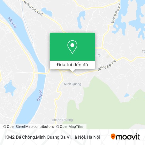 Bản đồ KM2 Đá Chông,Minh Quang,Ba Vì,Hà Nội