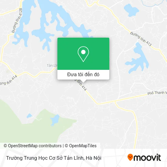 Bản đồ Trường Trung Học Cơ Sở Tản Lĩnh