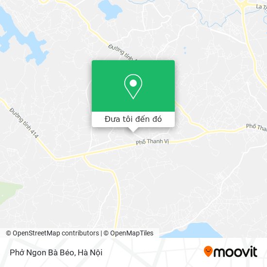 Bản đồ Phở Ngon Bà Béo