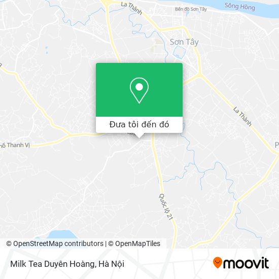 Bản đồ Milk Tea Duyên Hoàng