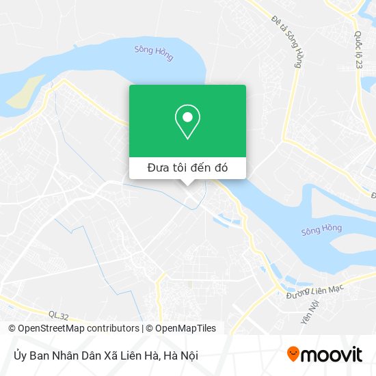 Bản đồ Ủy Ban Nhân Dân Xã Liên Hà