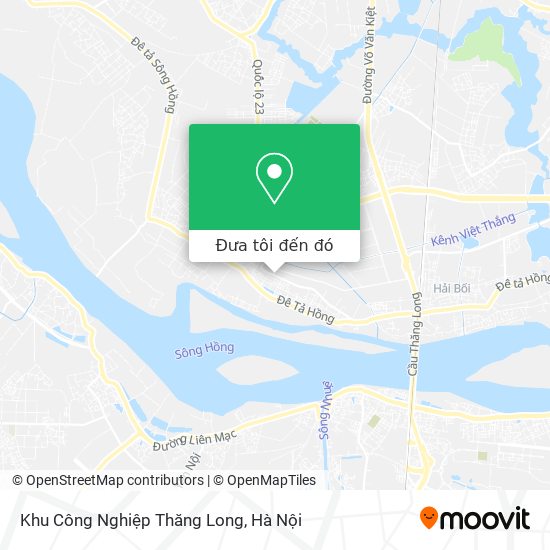 Bản đồ Khu Công Nghiệp Thăng Long