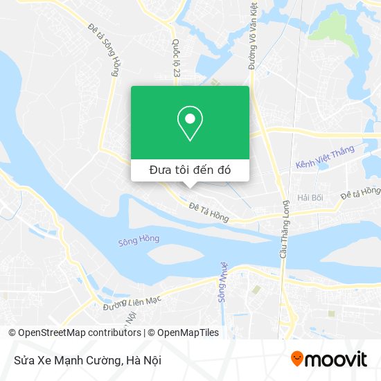 Bản đồ Sửa Xe Mạnh Cường