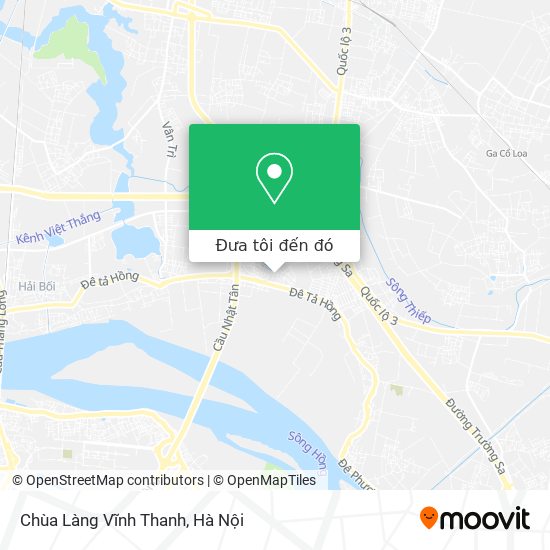 Bản đồ Chùa Làng Vĩnh Thanh