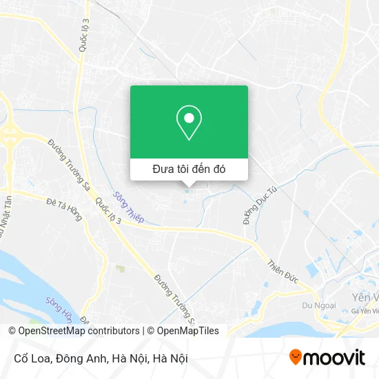 Bản đồ Cổ Loa, Đông Anh, Hà Nội