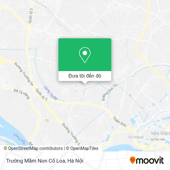Bản đồ Trường Mầm Non Cổ Loa
