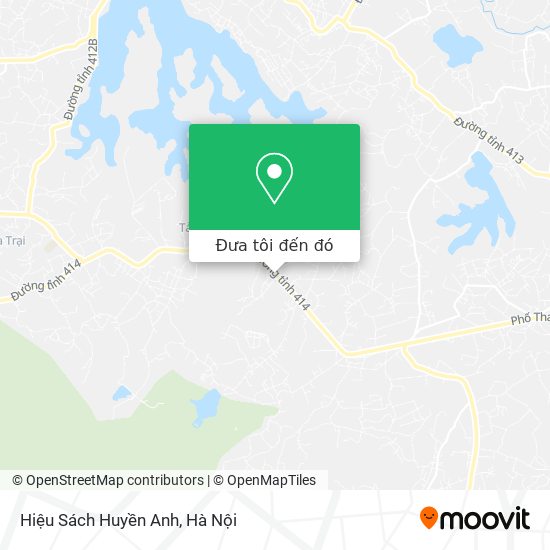 Bản đồ Hiệu Sách Huyền Anh