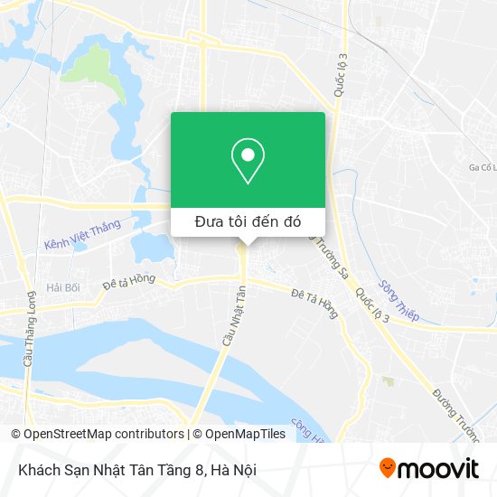 Bản đồ Khách Sạn Nhật Tân Tầng 8