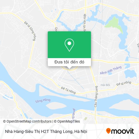 Bản đồ Nhà Hàng-Siêu Thị H2T Thăng Long