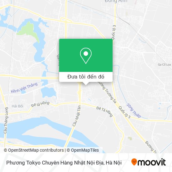 Bản đồ Phương Tokyo Chuyên Hàng Nhật Nội Địa