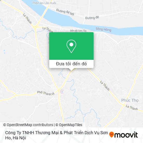 Bản đồ Công Ty TNHH Thương Mại & Phát Triển Dịch Vụ Sơn Ho