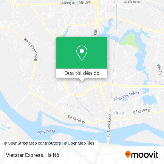 Bản đồ Vietstar Express