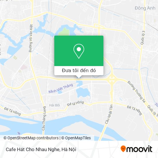 Bản đồ Cafe Hát Cho Nhau Nghe