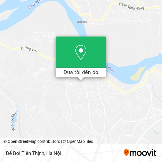 Bản đồ Bể Bơi Tiến Thịnh