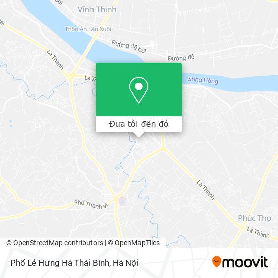 Bản đồ Phố Lẻ Hưng Hà Thái Bình