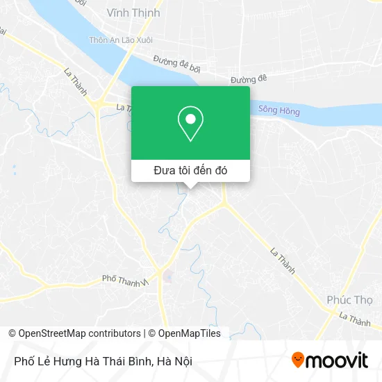 Bản đồ Phố Lẻ Hưng Hà Thái Bình