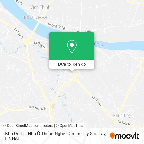 Bản đồ Khu Đô Thị Nhà Ở Thuần Nghệ - Green City Sơn Tây